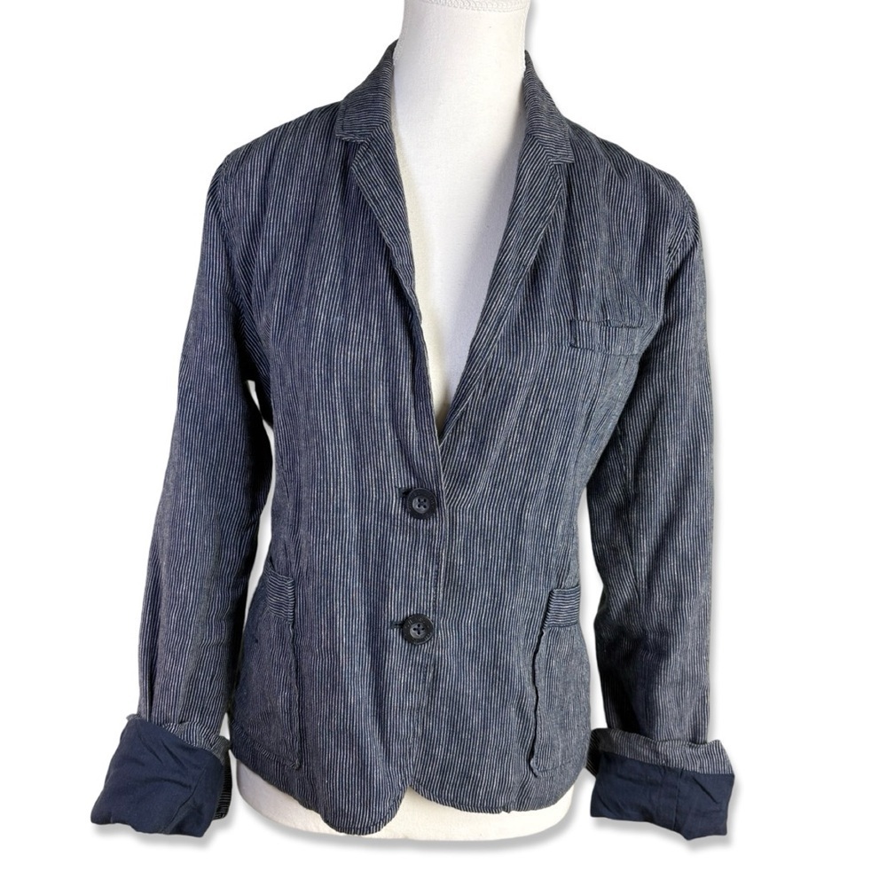 FOREVER 21 I Love H81 Soft Pinstripe Blazer